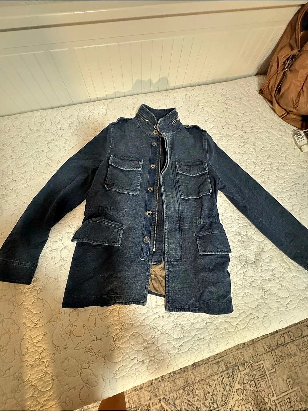 Circolo 1901 Women's Utility Jacket in Blue